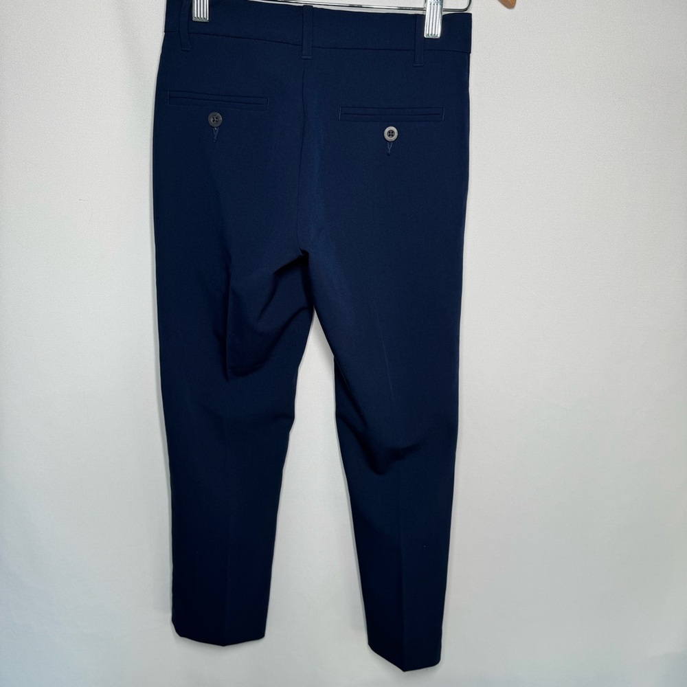 💜3/$15 IZOD Boys Navy Blue Flat Front Dress Pants, Size 8 - Picture 5 of 8